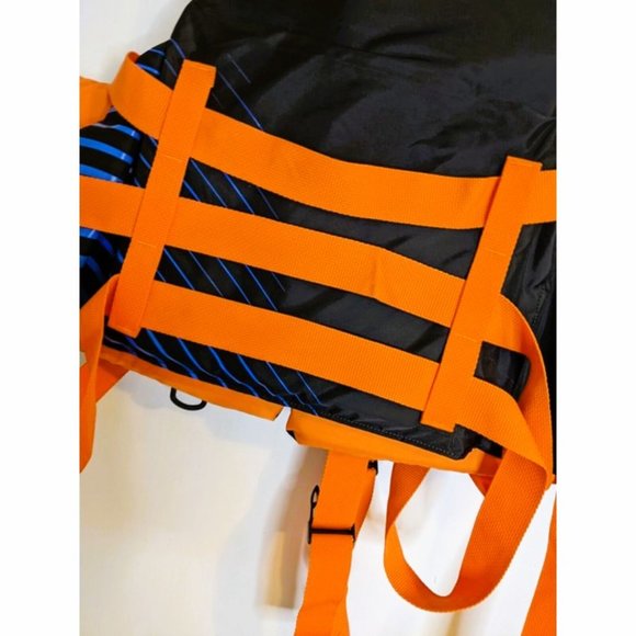Slippery Hydro S13 Life Vest Watercraft Black Orange Blue Size Super XL NEW - Picture 8 of 8